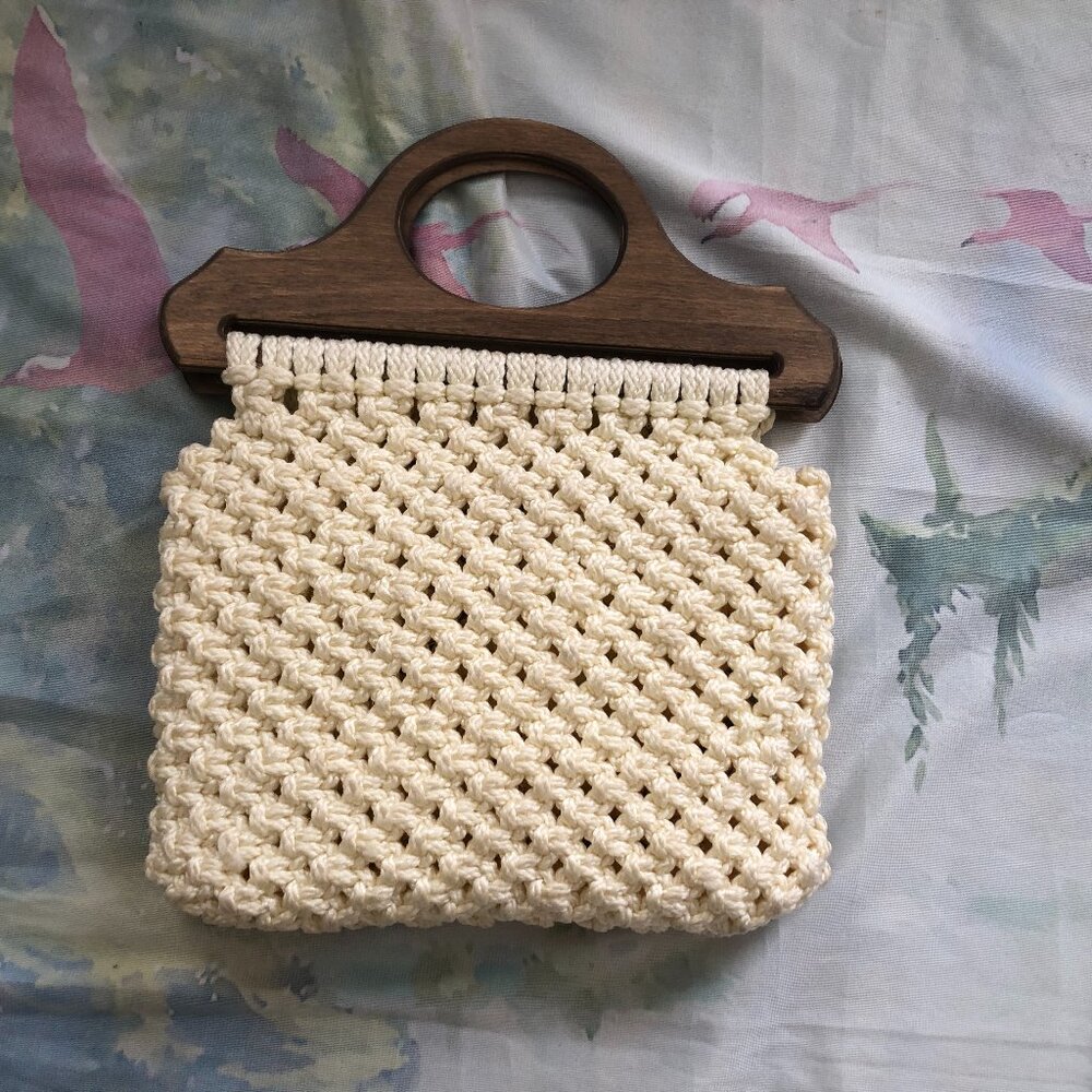 Vintage Crochet Handbag /Purse